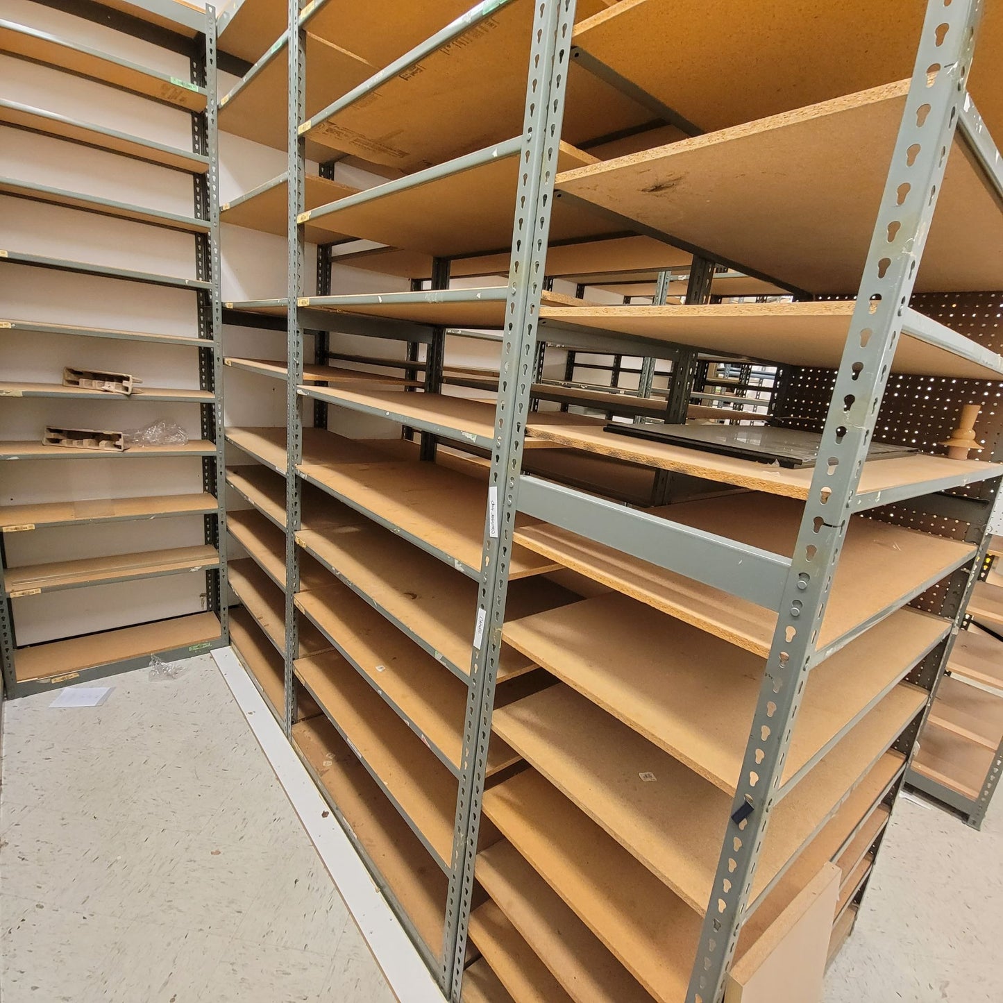 Commercial Steel & Wood Shelving