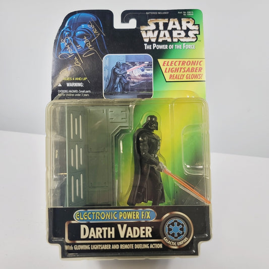 David Prowse Signed Star Wars POTF 2 Electronic Power F/X Darth Vader