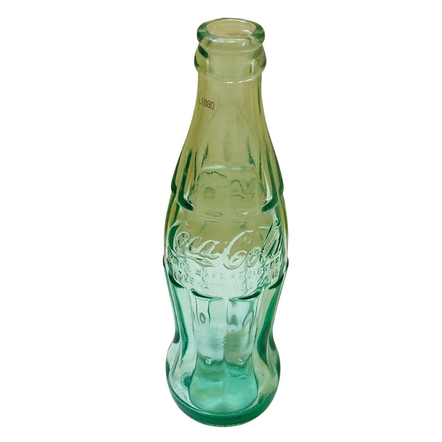 Coca Cola Hobble Skirt Bottle Memphis Tennessee Embossed Dec 25 1923 Repro