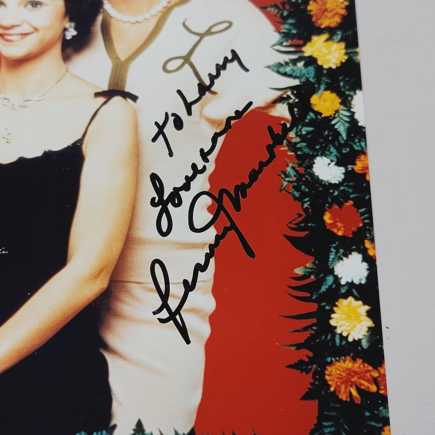 Laverne & Shirley Autographed 8X10 Photo Penny & Cindy Signed to Larry