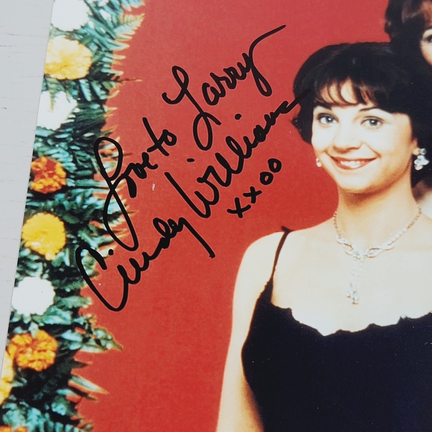 Laverne & Shirley Autographed 8X10 Photo Penny & Cindy Signed to Larry
