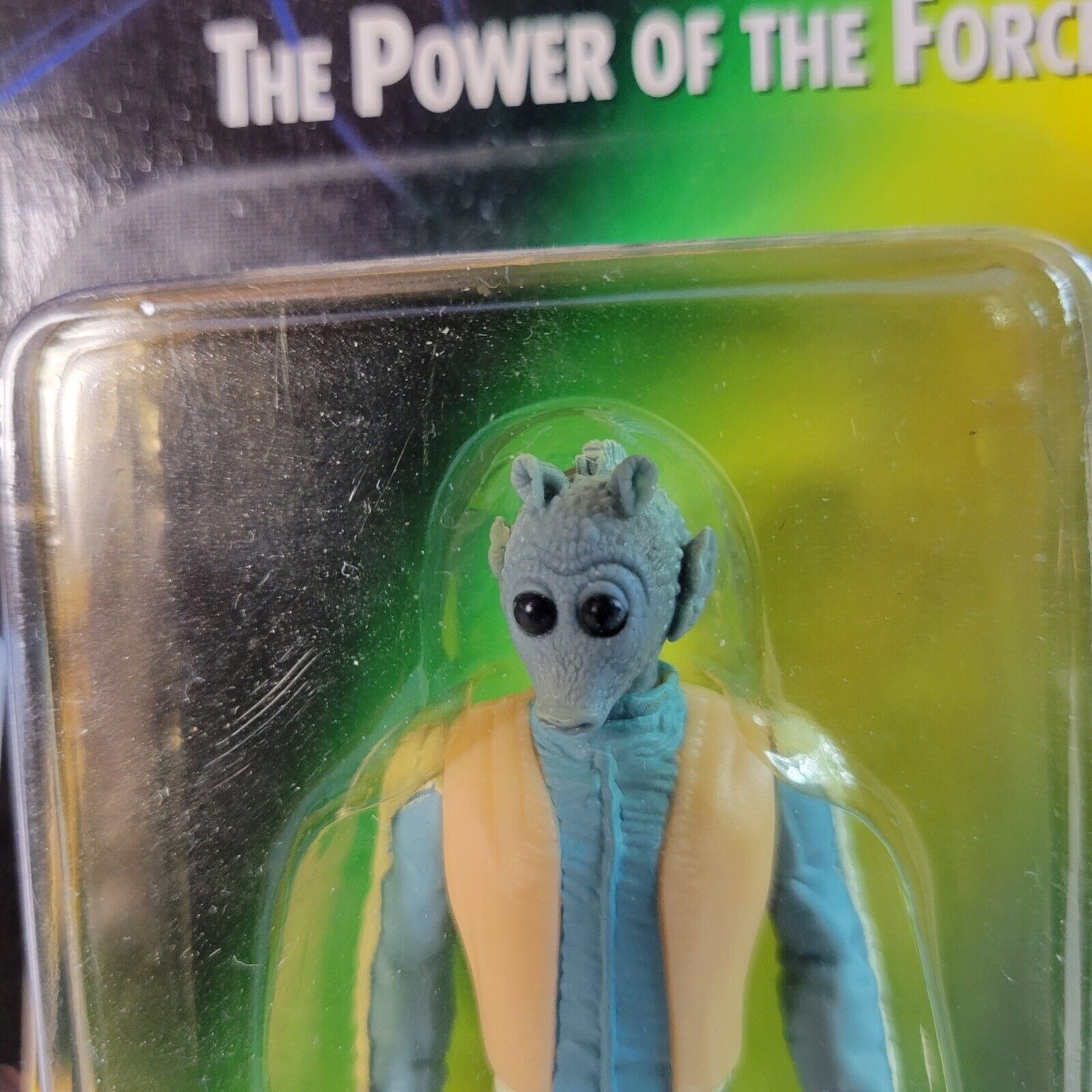 Star Wars POTF Greedo Action Figure Green Card Collection 1