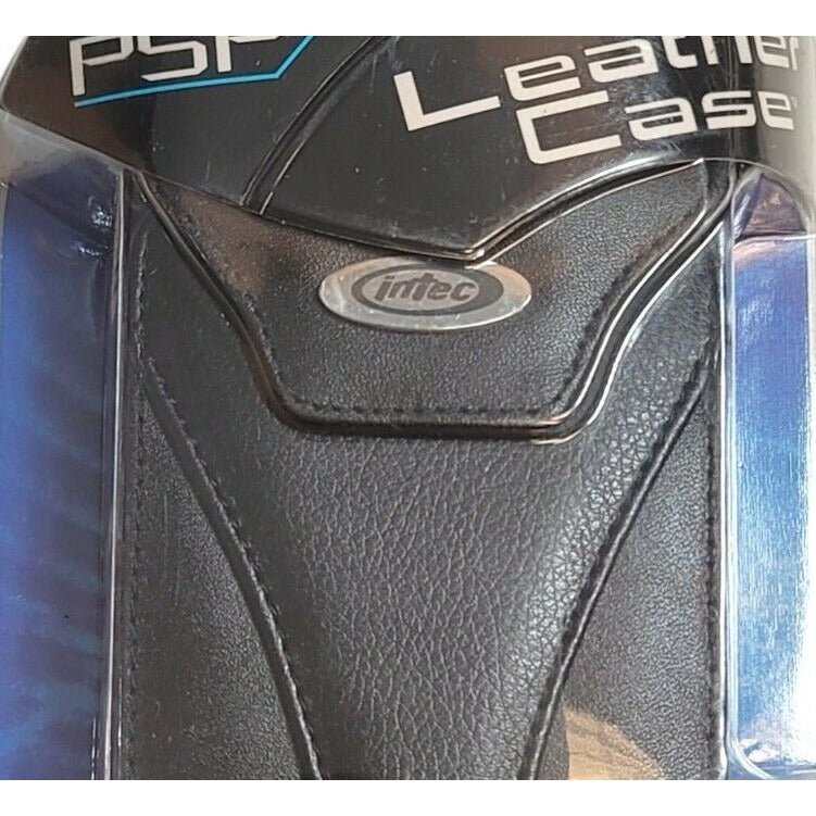 Intec PSP Leather Case w/ Strap and Attaches to Belt NEW