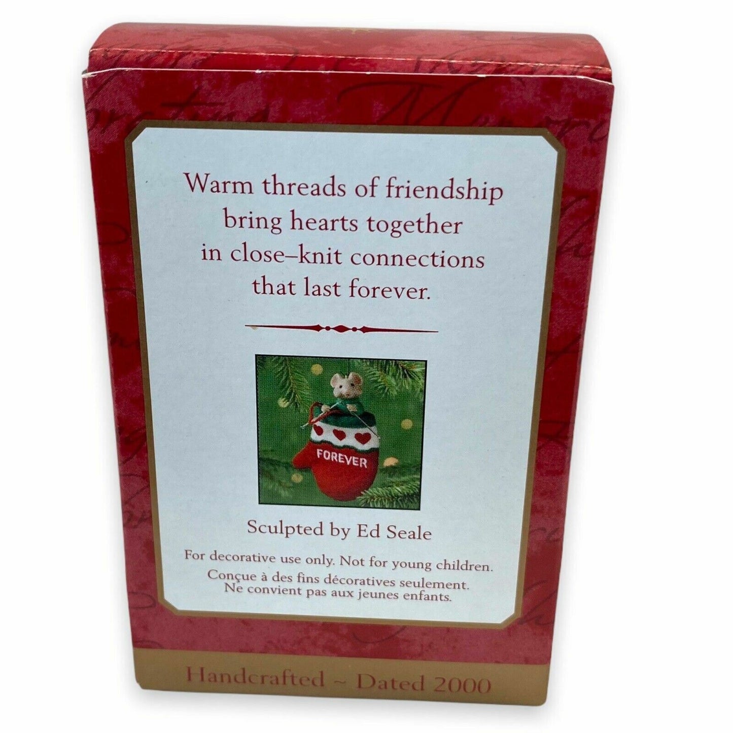 Hallmark Keepsake - Friendship Mouse Close-Knit Ornament - 2000