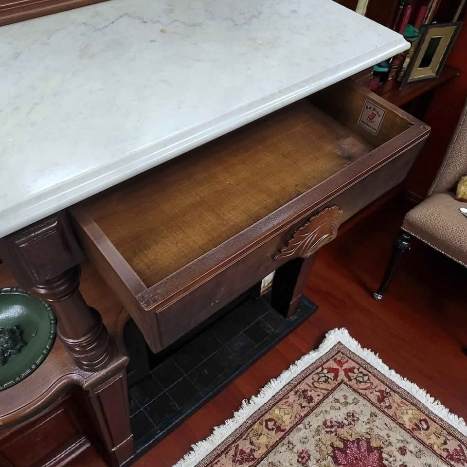 Stunning 1880's Victorian Eastlake-Style Walnut Hall Tree