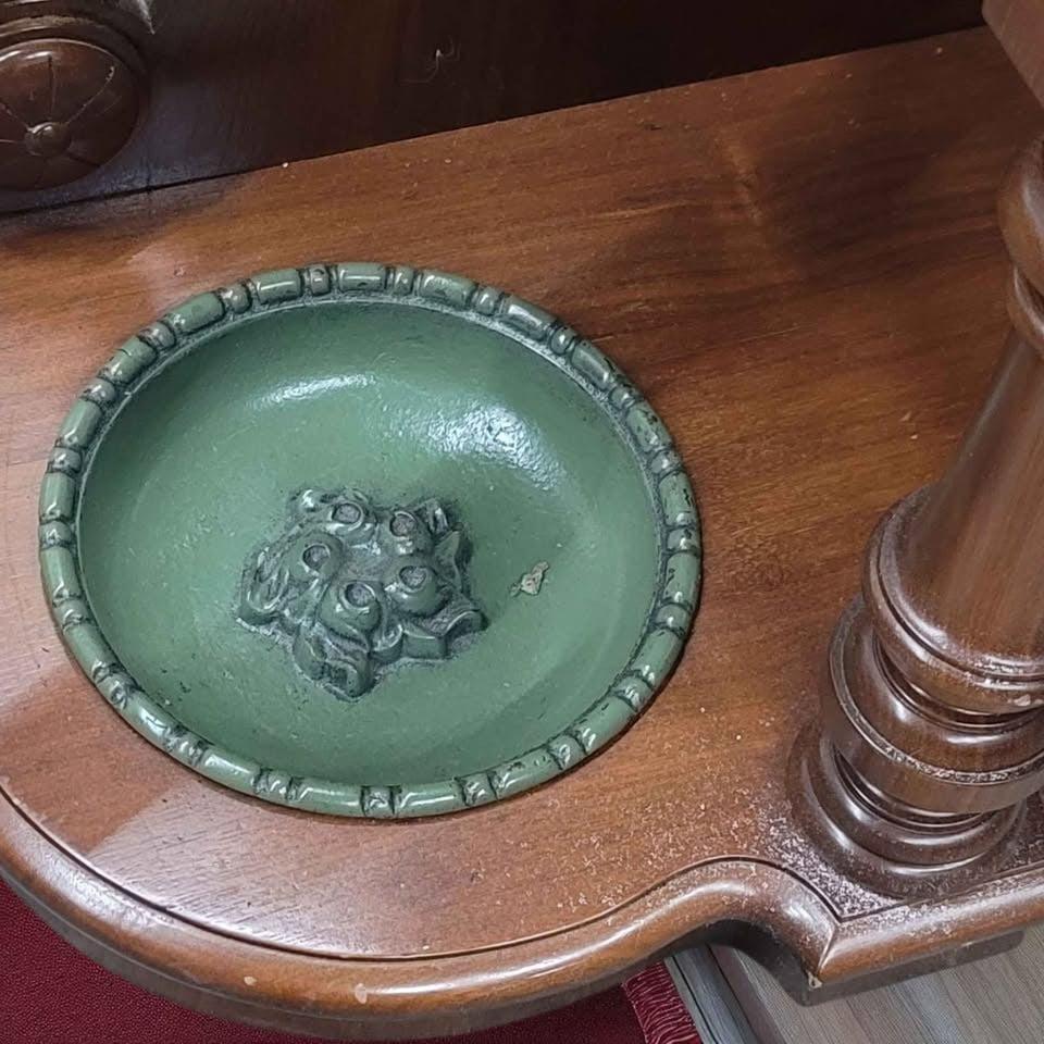 Stunning 1880's Victorian Eastlake-Style Walnut Hall Tree