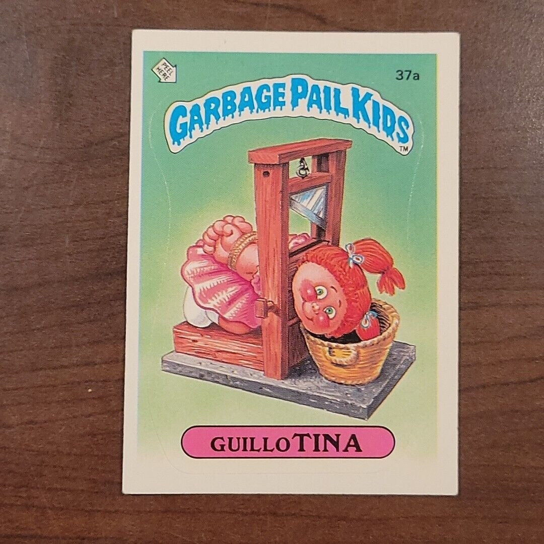 Guillo Tina 37a GPK Glossy OS1 Series 1 Garbage Pail Kids 1985