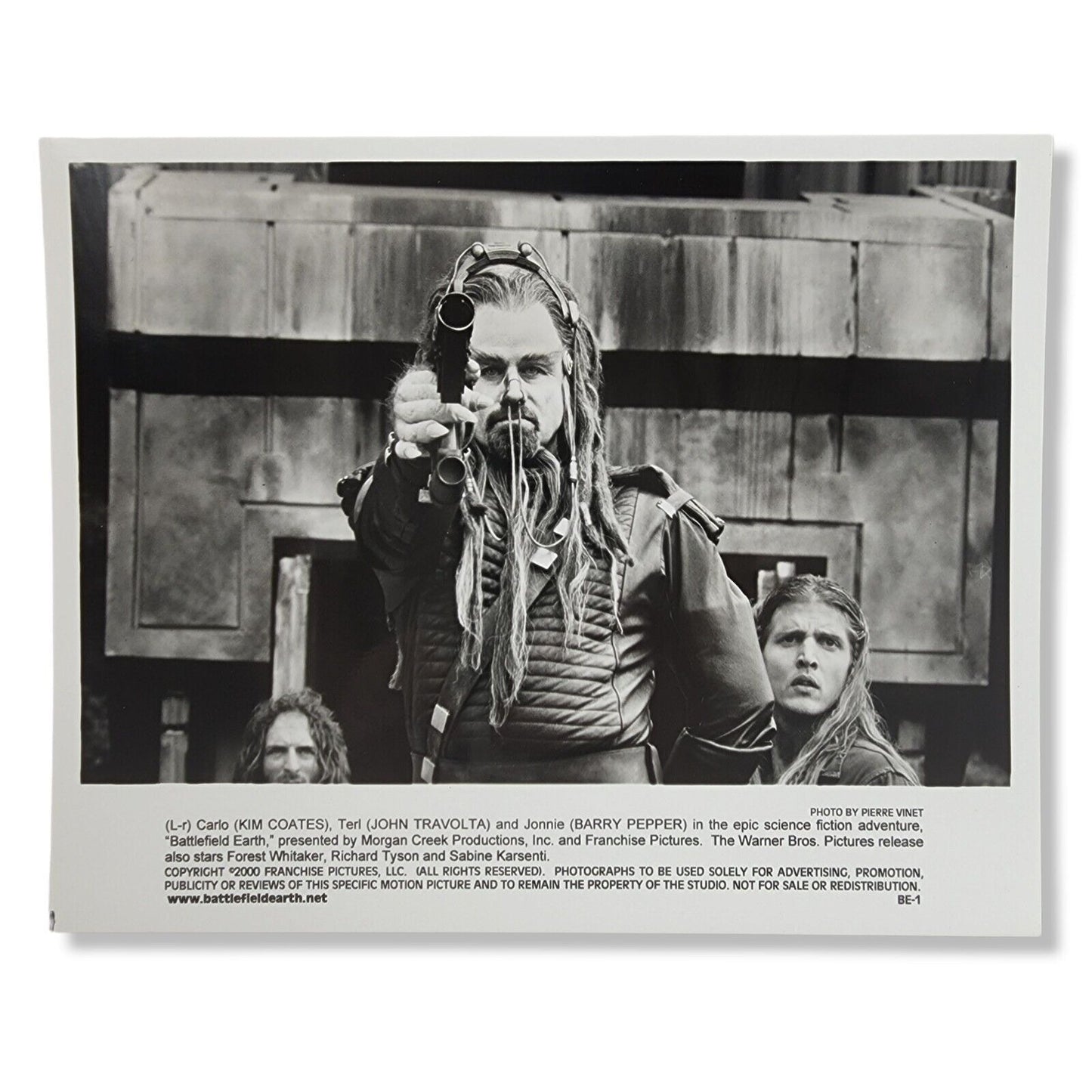 John Travolta Battlefield Earth Original 8x10 Promo Press Photo 2000 BE1