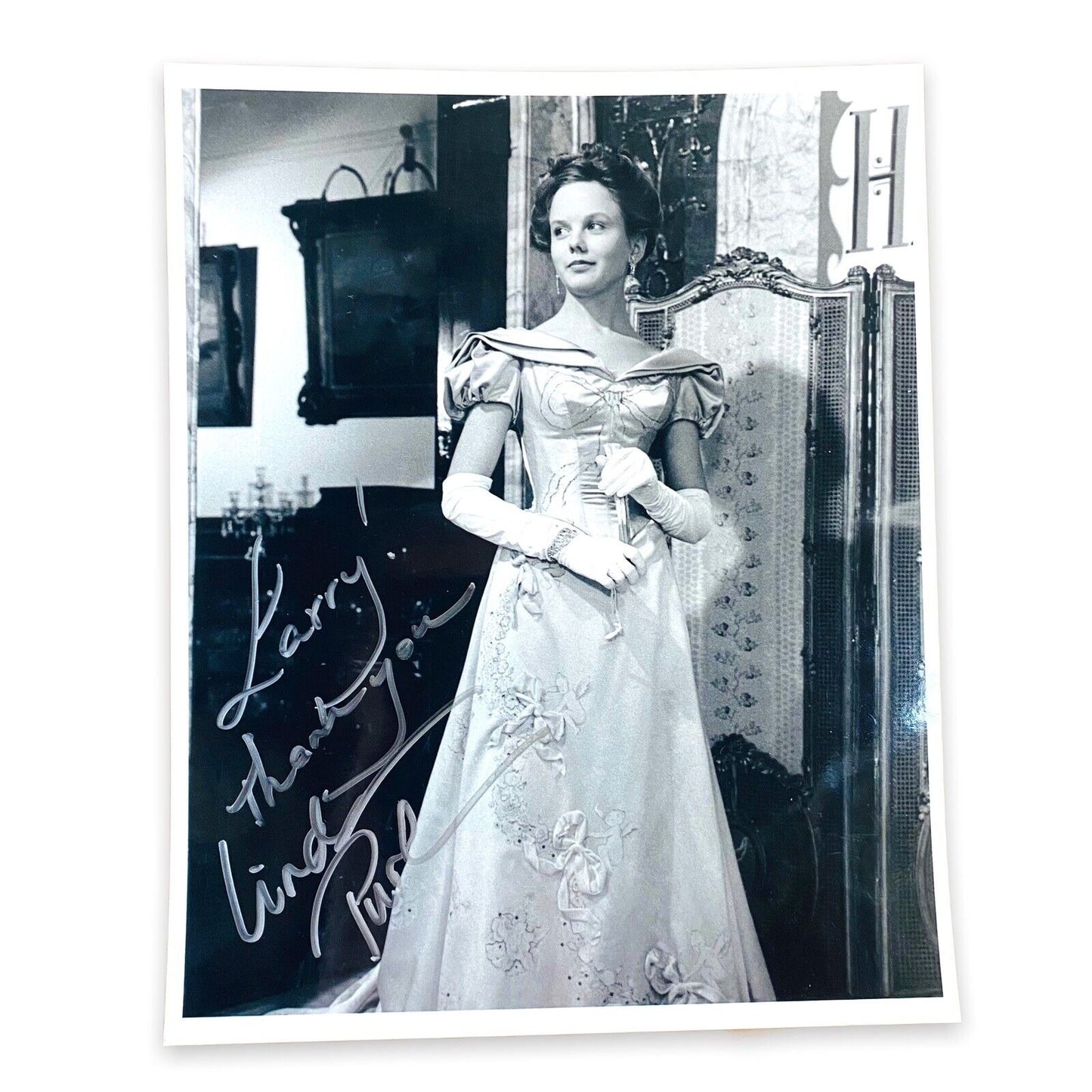 Linda Purl AUTOGRAPHED Early Photo Possibly From "Young Pioneers" 1970s