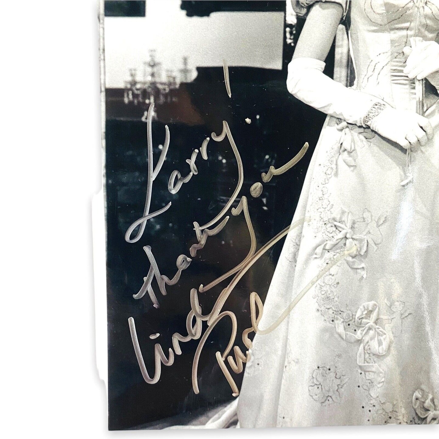 Linda Purl AUTOGRAPHED Early Photo Possibly From "Young Pioneers" 1970s