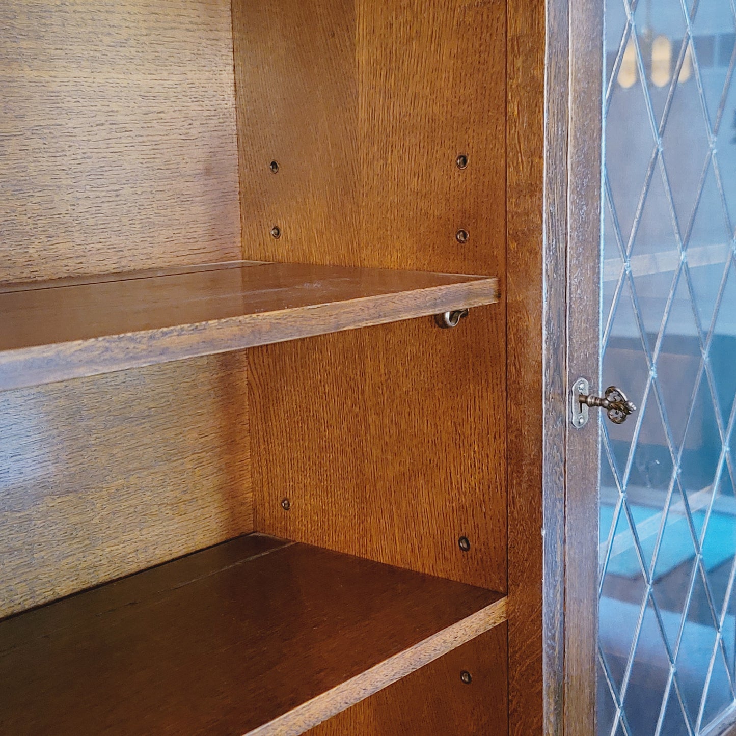 Jaycee of England Hand Made Jacobean Style Large Oak Wall Unit