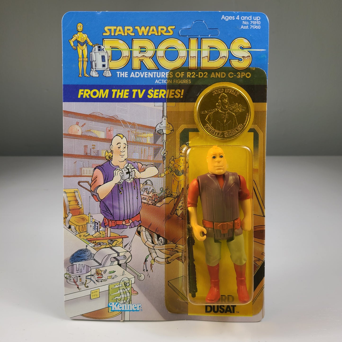 Jord Dusat Droids TV Action Figure Sealed Un-punched 1985 Kenner Star Wars