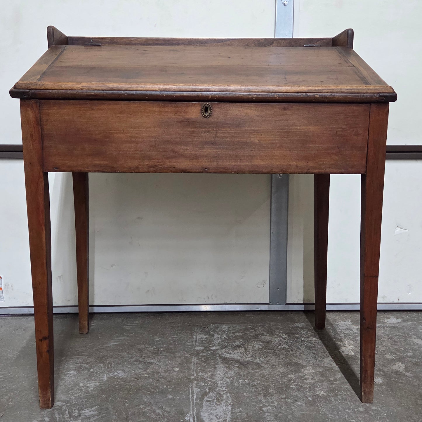 Antique Schoolmasters Slant Top Writing Desk