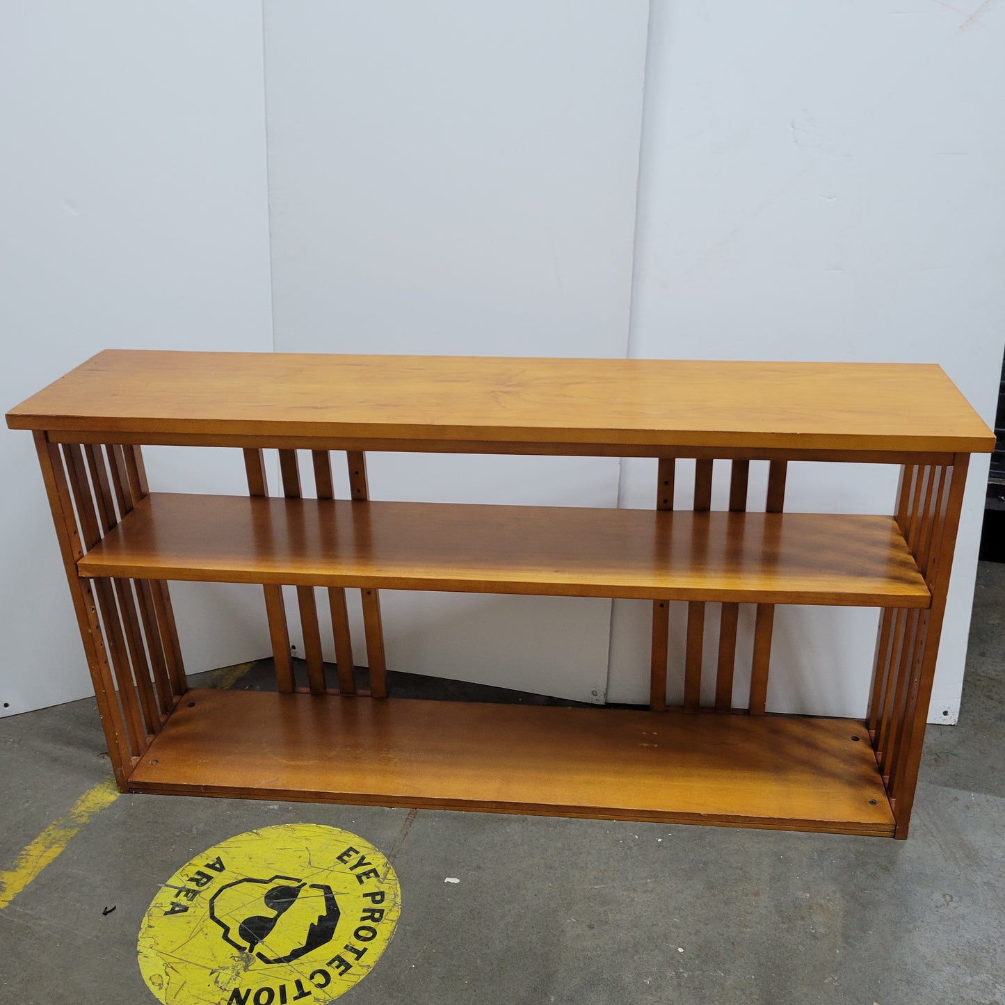 MCM Wood Shelf Console Unit