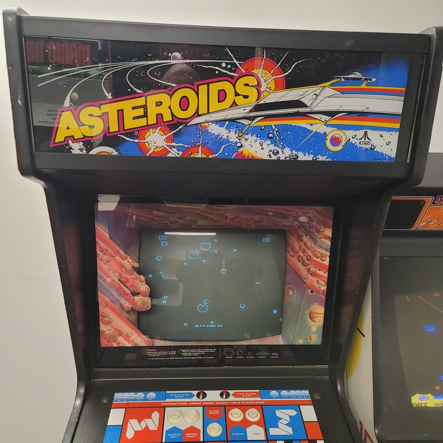 Astroids Atari Arcade Game