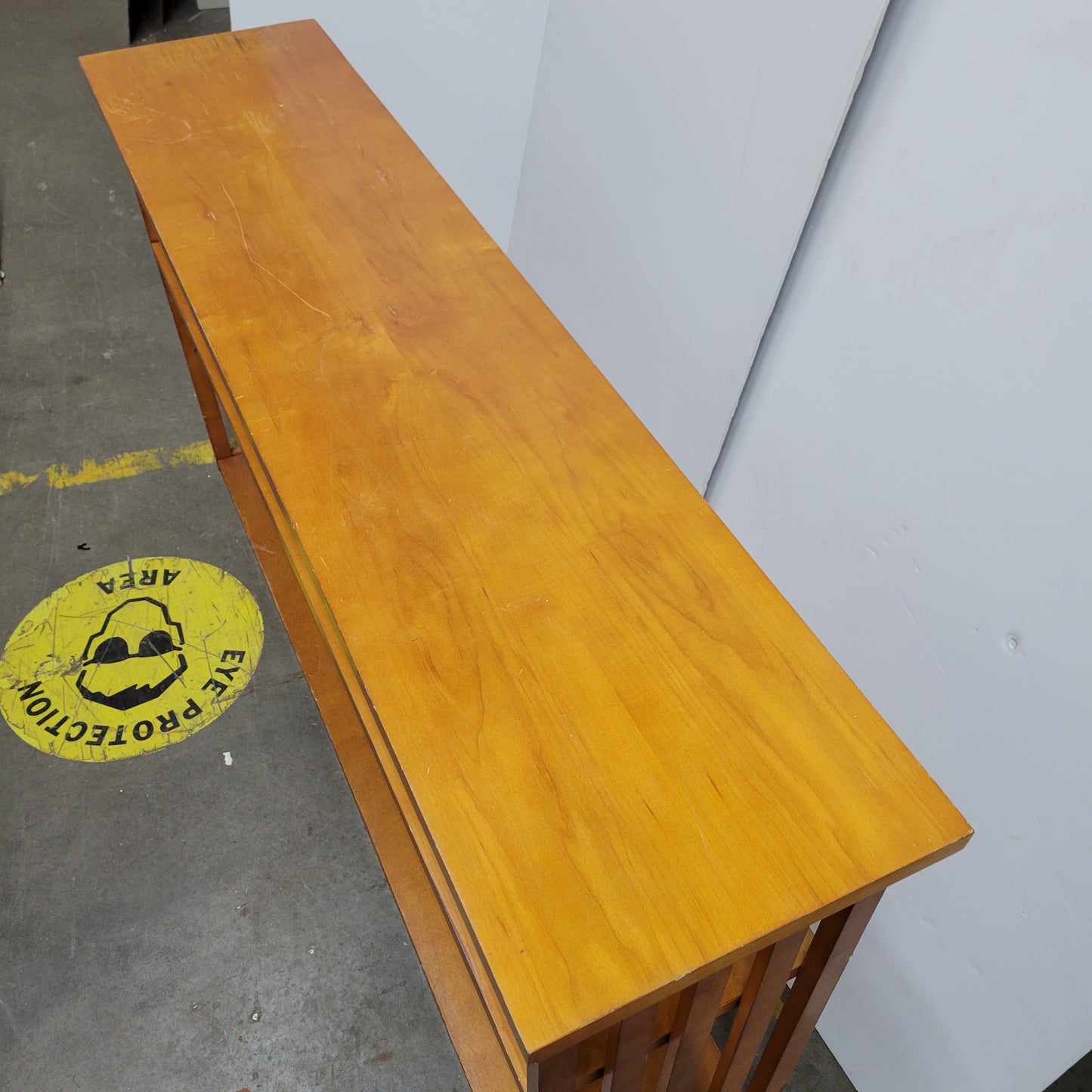 MCM Wood Shelf Console Unit