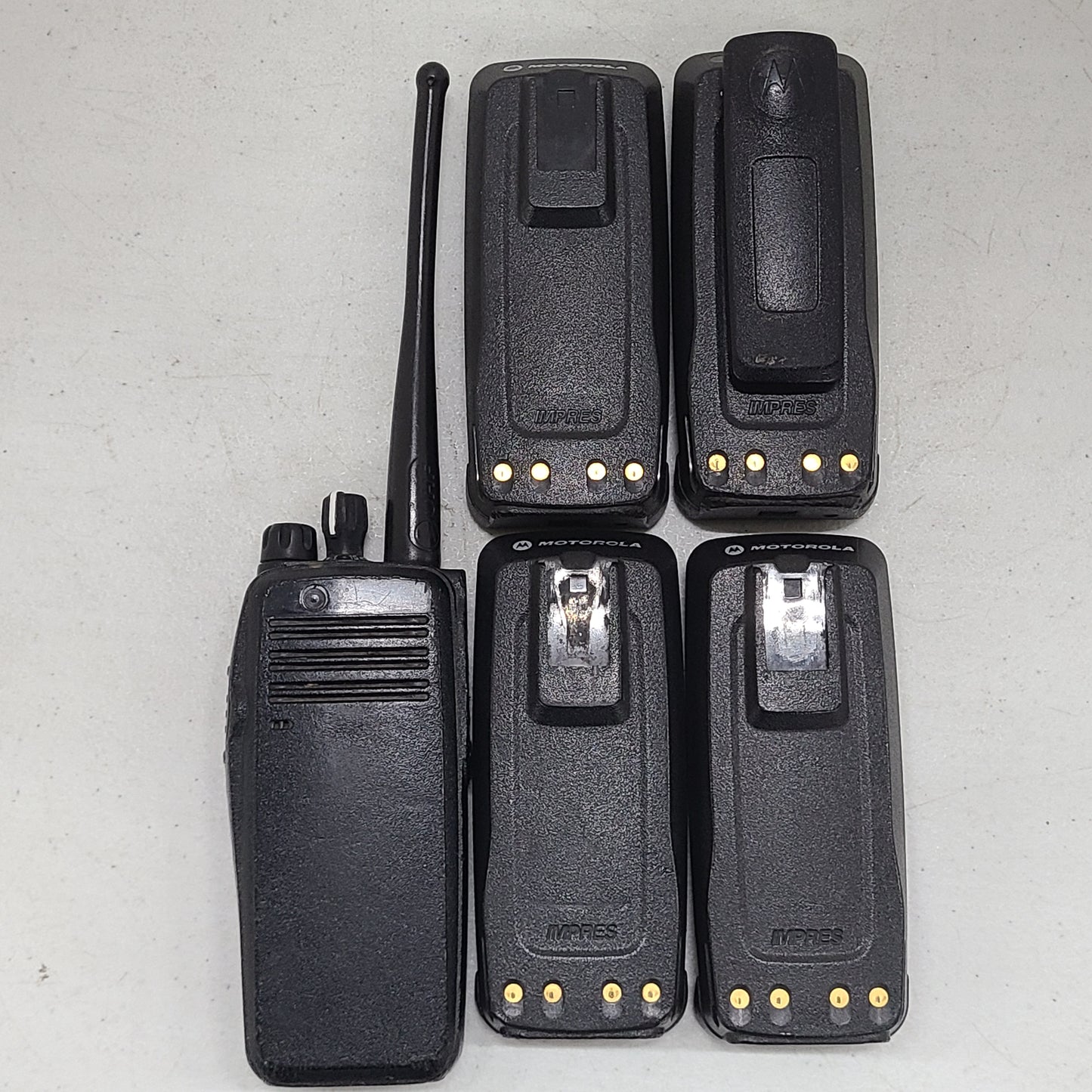 Motorola XPR 6100 Two Way Radio & Battery Parts Lot
