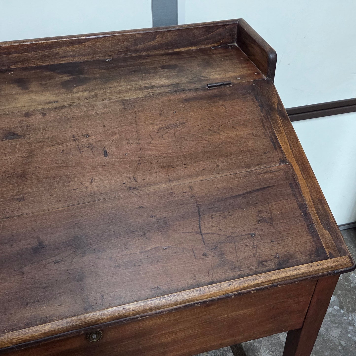 Antique Schoolmasters Slant Top Writing Desk
