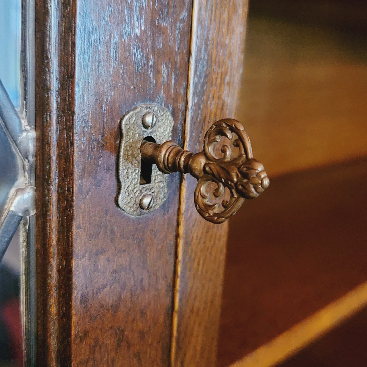 Jaycee of England Hand Made Jacobean Style Large Oak Wall Unit