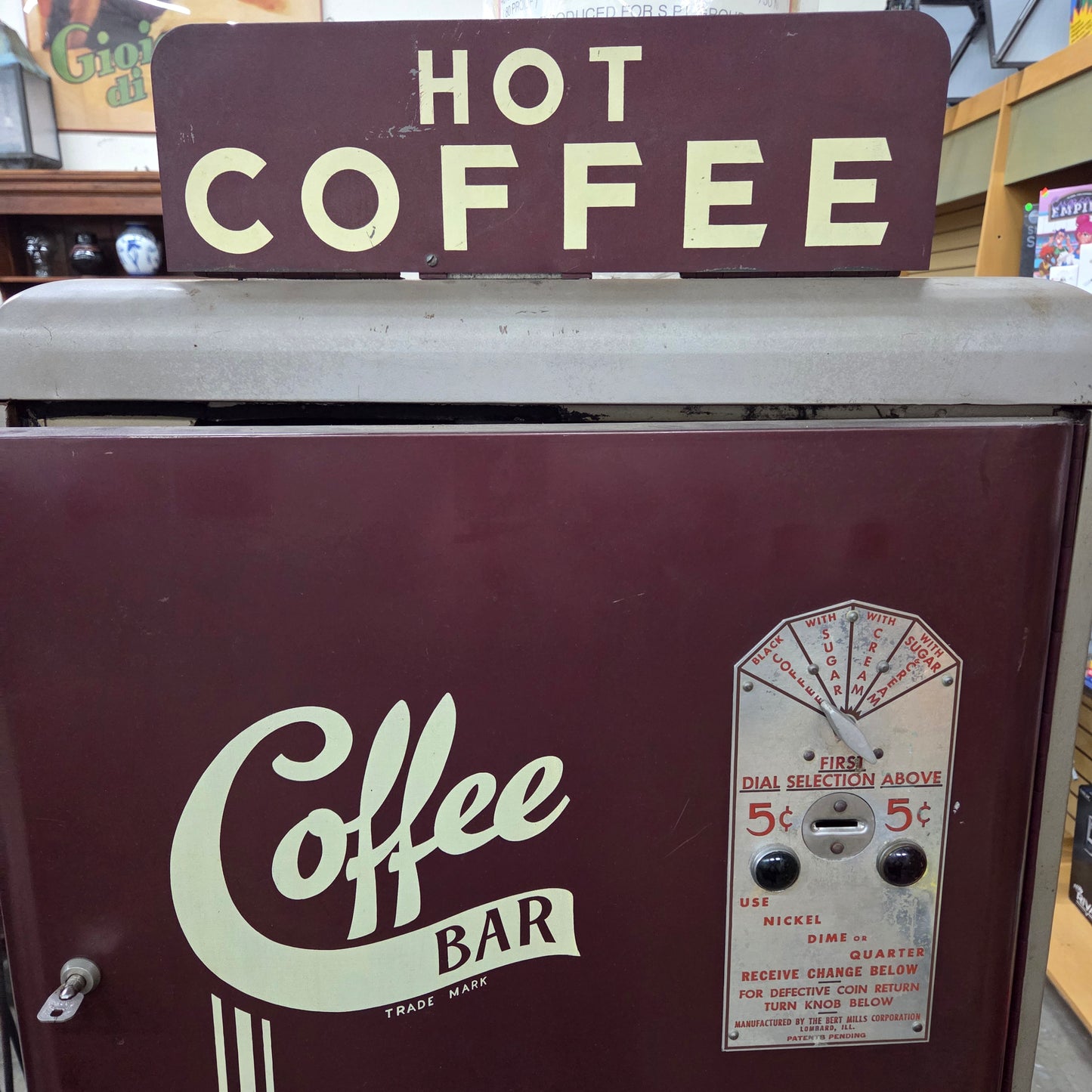 Mills Coffee Bar Model 200 Vending Machine