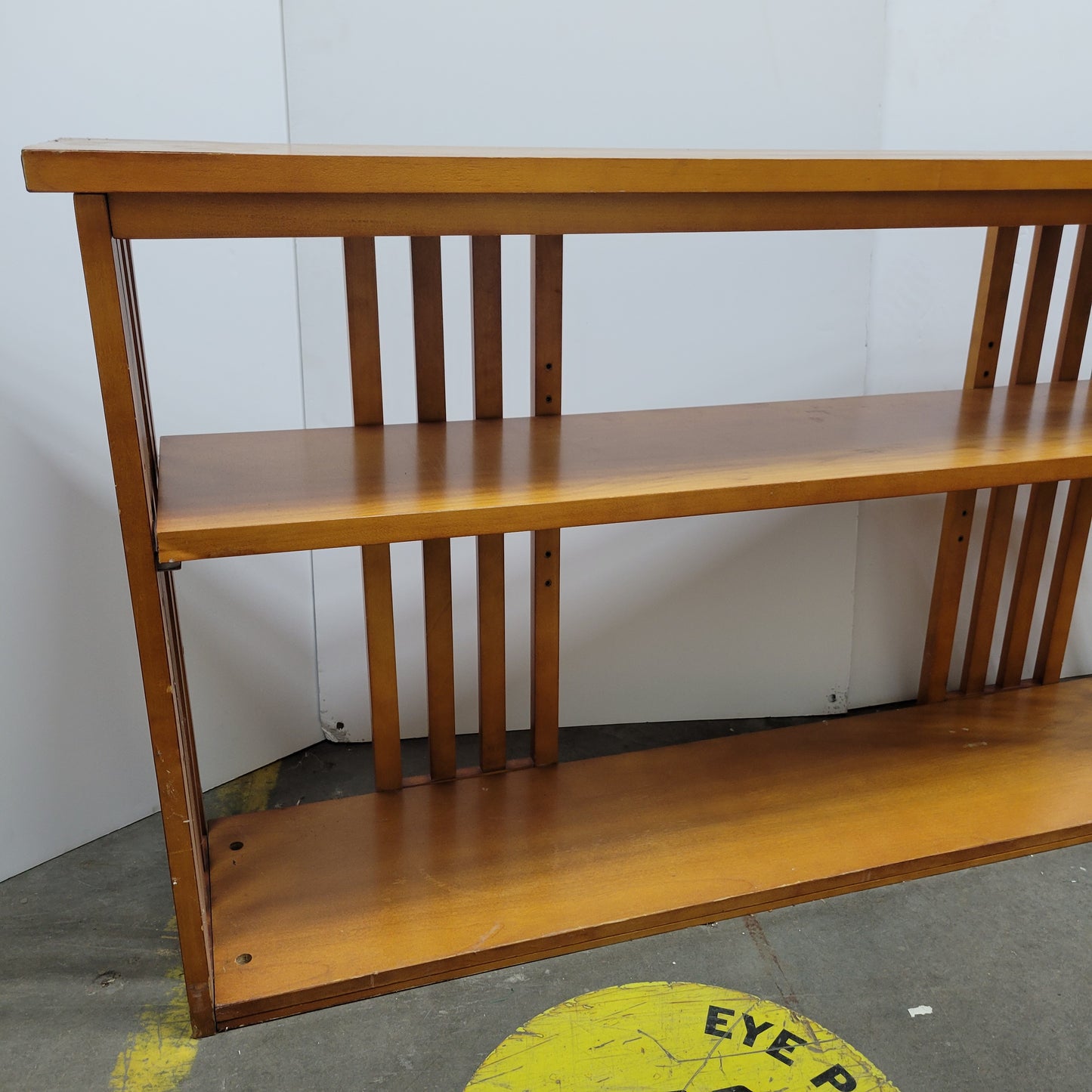 MCM Wood Shelf Console Unit