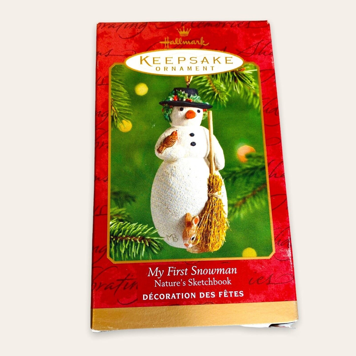 Hallmark Ornaments Snowman Collector's Club & Nature's Sketchbook Lot of 3