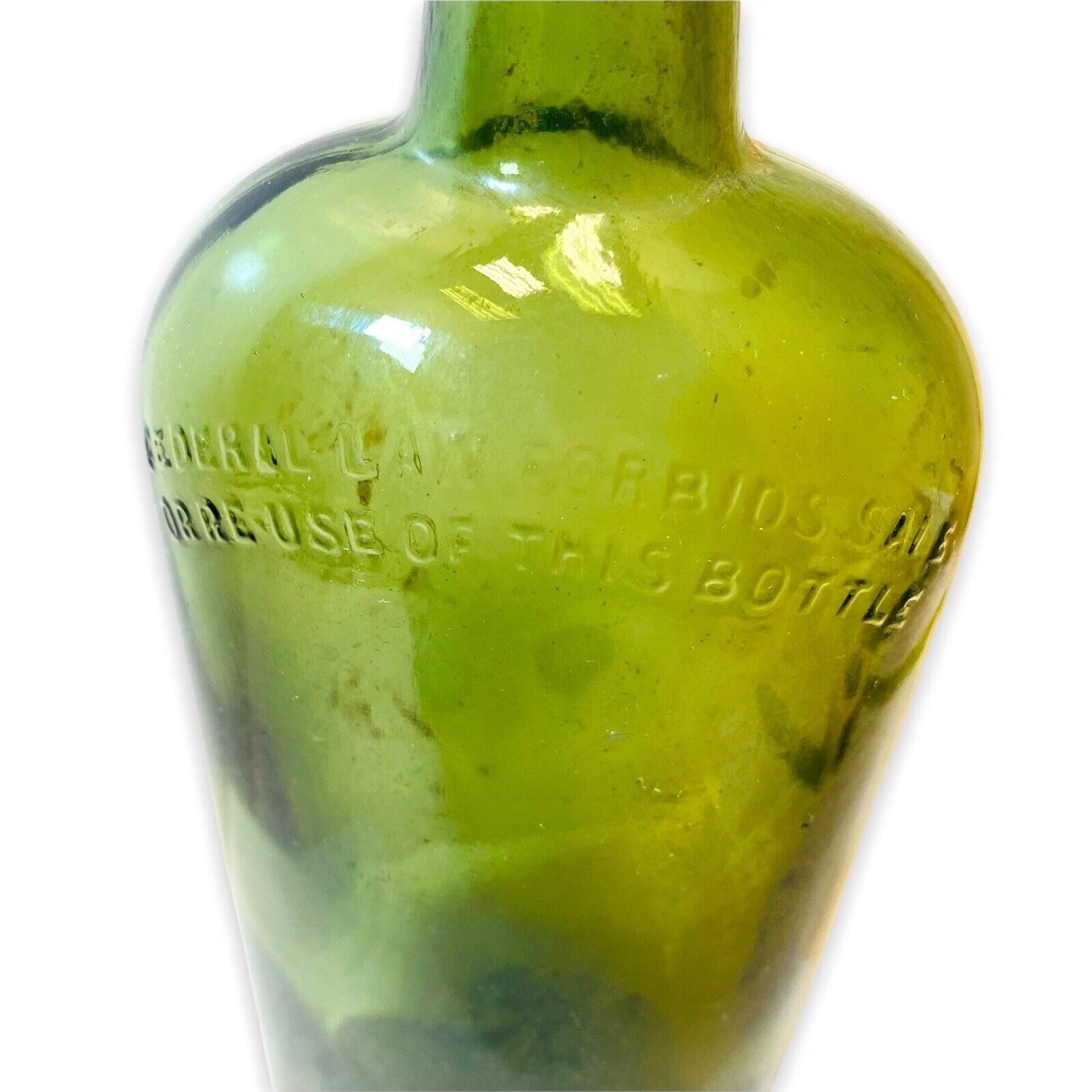 Maclachlan's Iona Green Scotch Whiskey Liquor Bottle Glasgow Scotland 10.25"