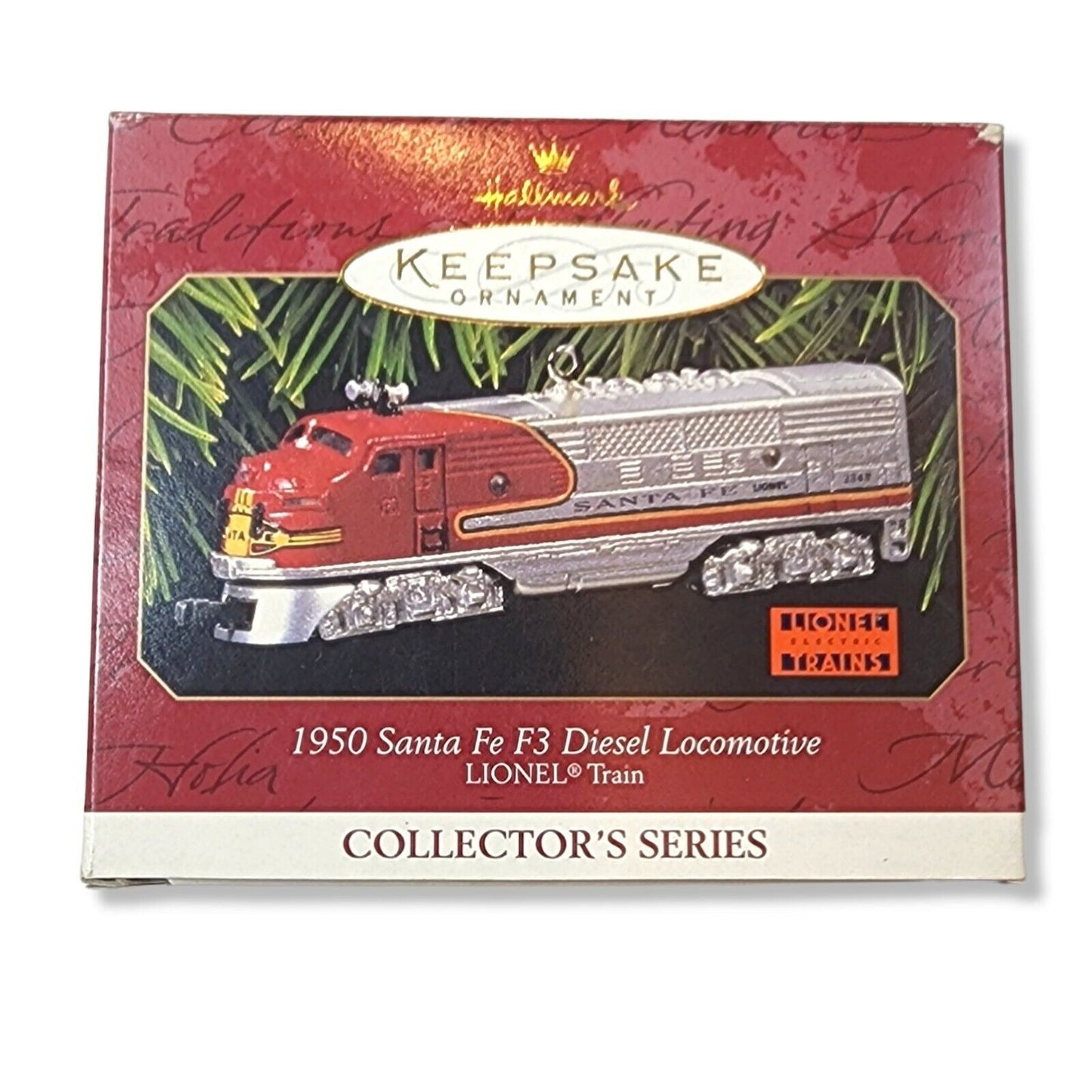 Hallmark QX6145 "Collectors Series" Lionel 1950 Santa Fe F3 Diesel Locomotive