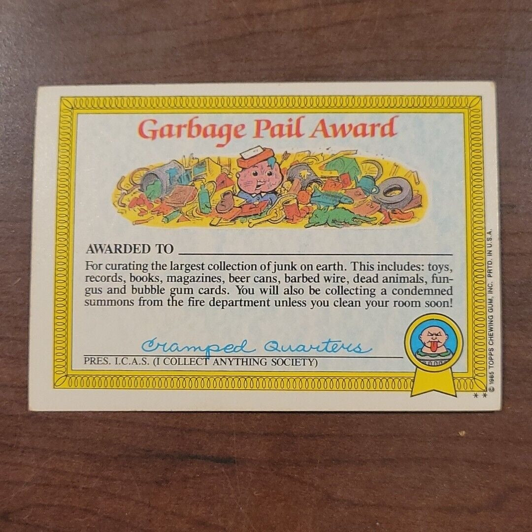 Anna Banana 34b GPK Glossy OS1 Series 1 Garbage Pail Kids 1985