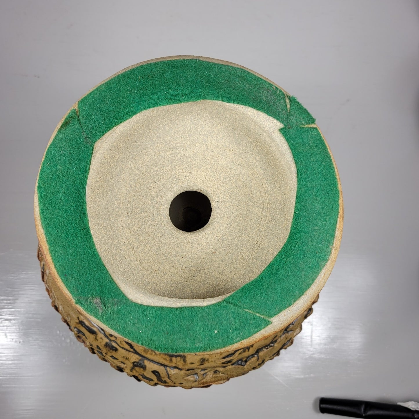 Punch Bowl & Goblets Bernard Rooke Vintage Mid-Century English Brutalist Pottery