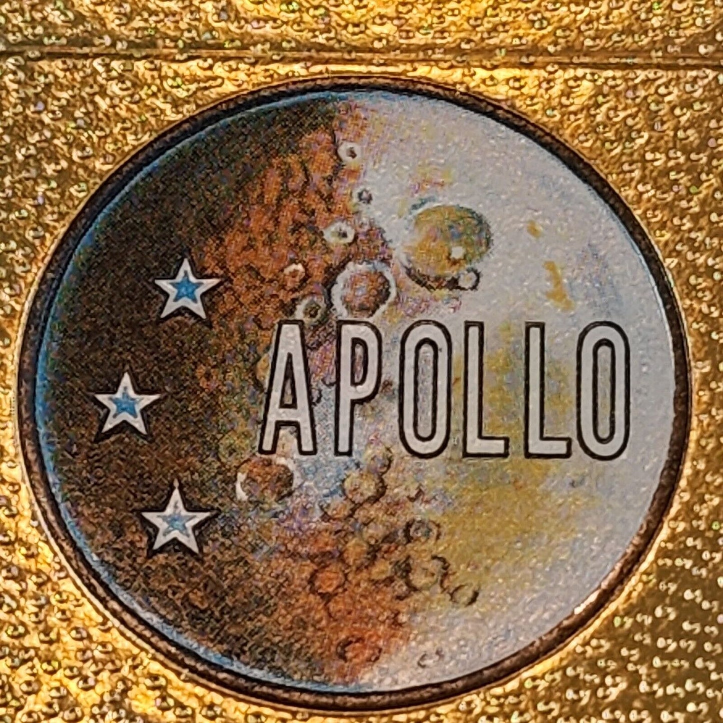 Vtg Apollo 16 Matchbook Cover Only Factory Sample Apollo XVI Del Webb Hotels