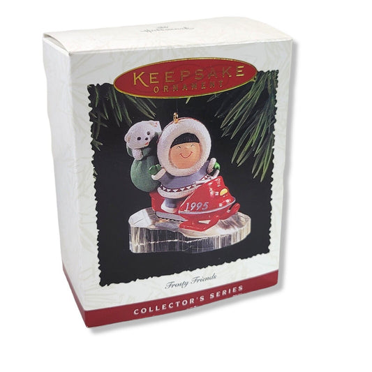 Frosty Friends 1995 Hallmark Keepsake Ornament  16th in Series Snowmobile