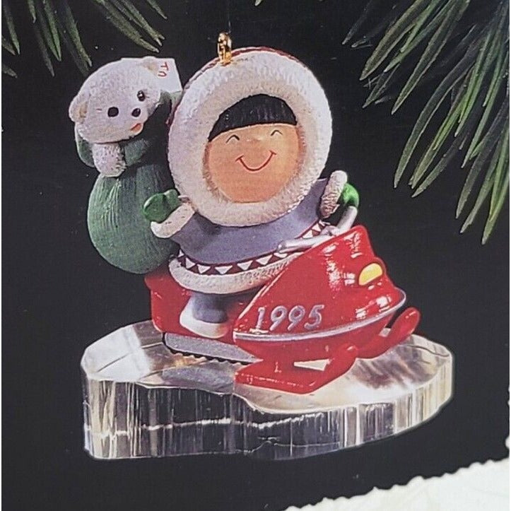 Frosty Friends 1995 Hallmark Keepsake Ornament  16th in Series Snowmobile