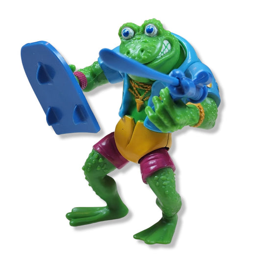 1989 TMNT Ninja Turtles Genghis Frog Action Figure Playmates