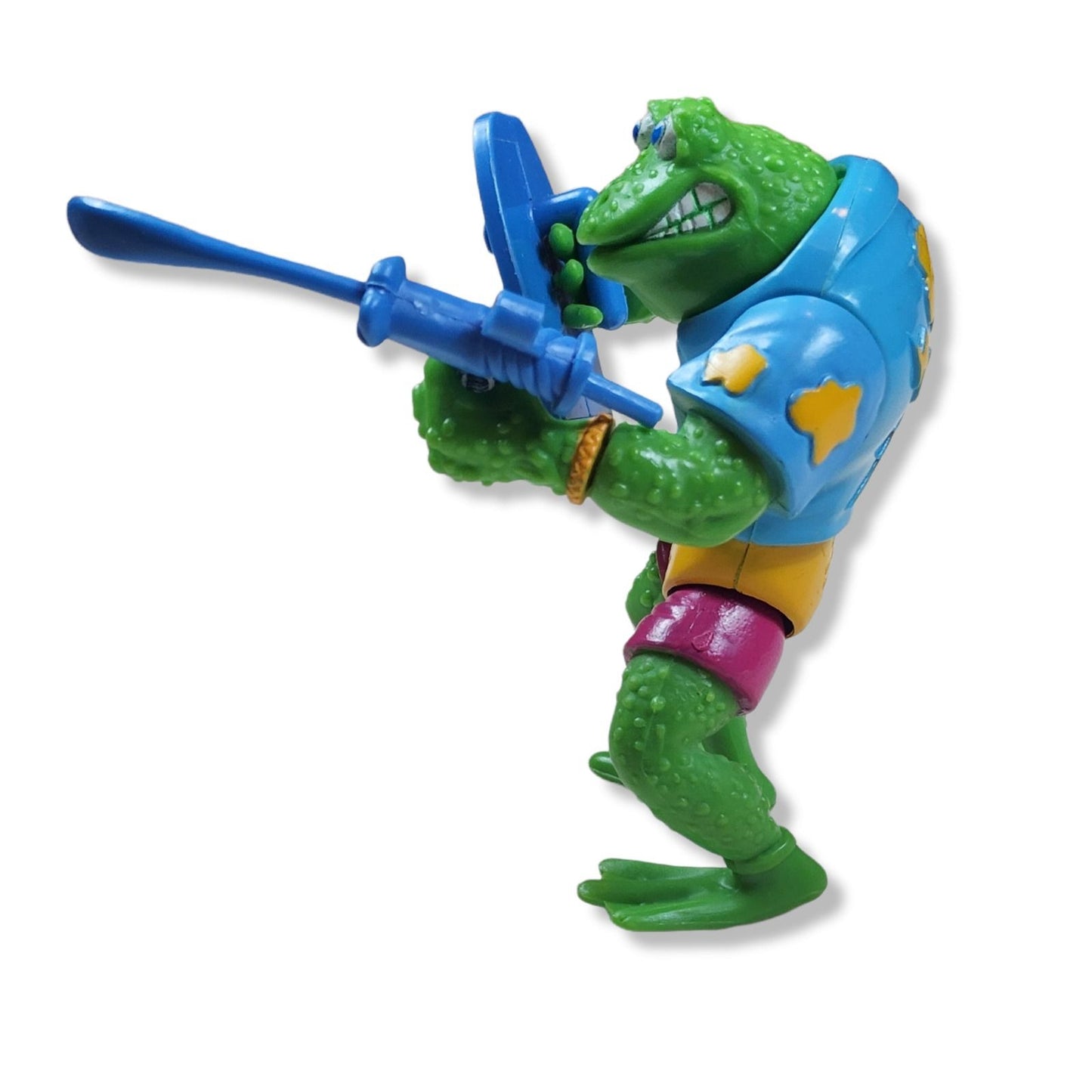 1989 TMNT Ninja Turtles Genghis Frog Action Figure Playmates