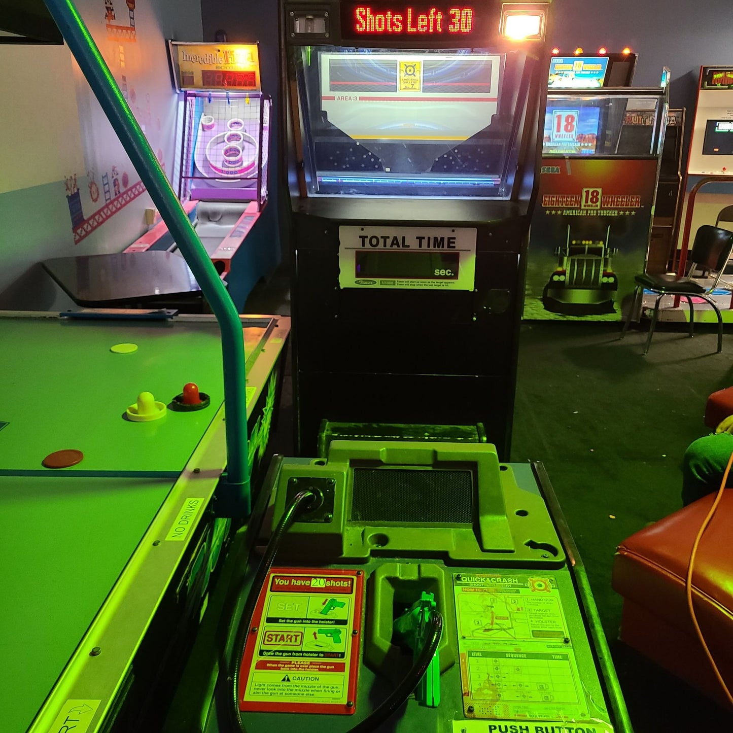 Quick & Crash Shooting Gallery Arcade