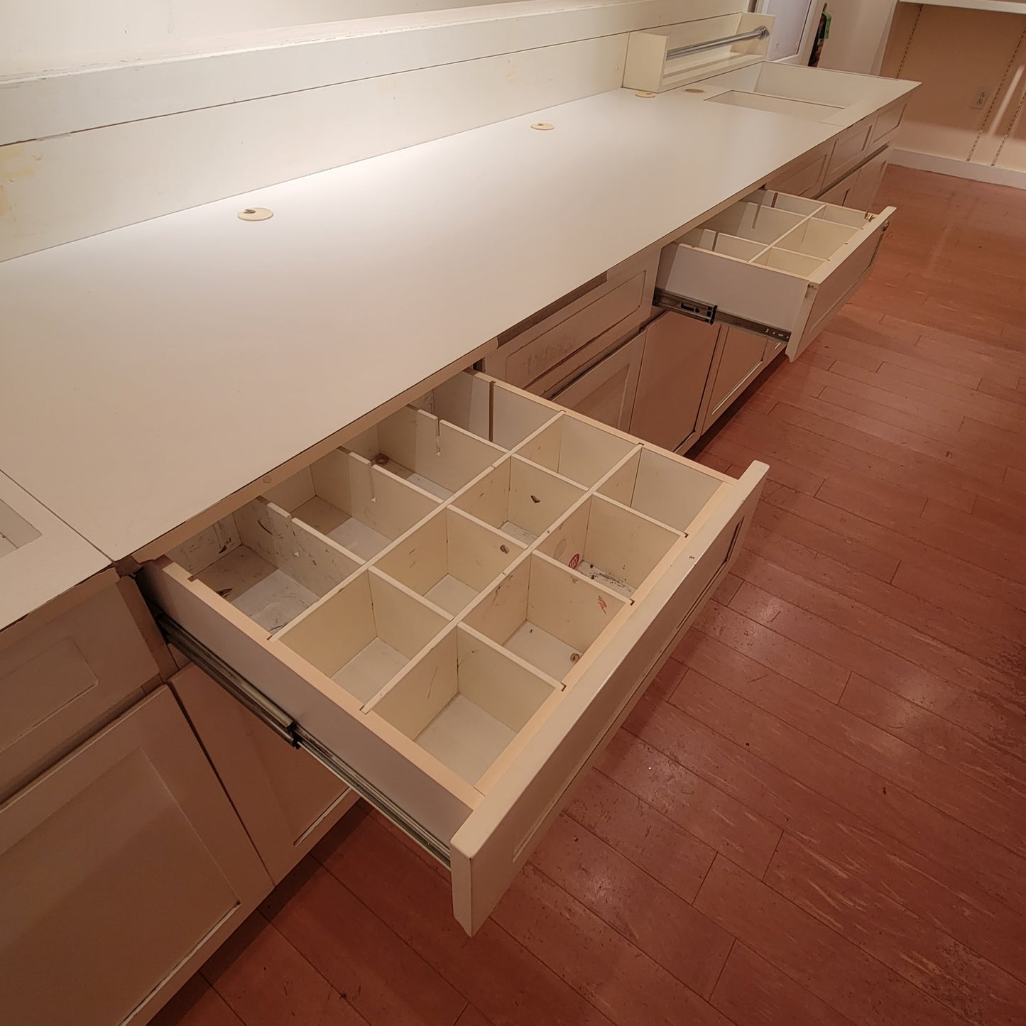 Countertop w/Drawers and Cabinets